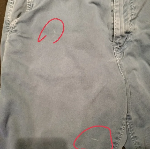 american eagle longer length flat front blue cotton shorts size 30 Inseam 11" - Picture 7 of 7